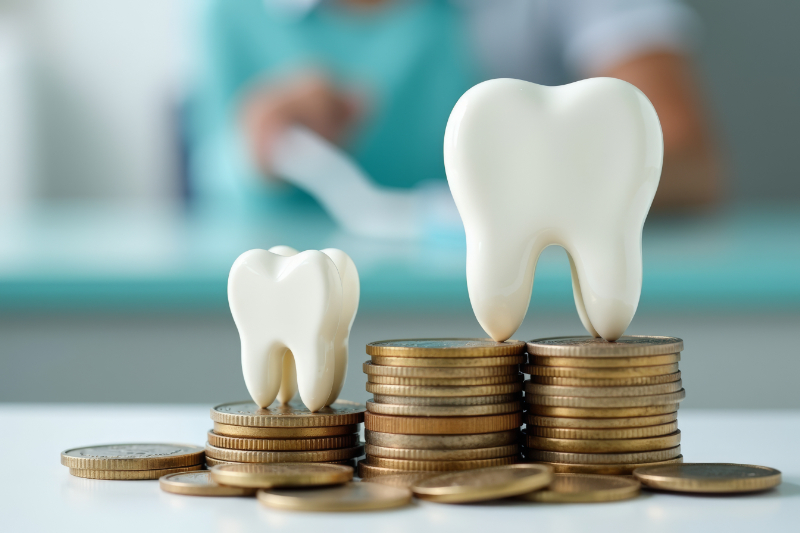 セラミックの歯と費用のイメージ