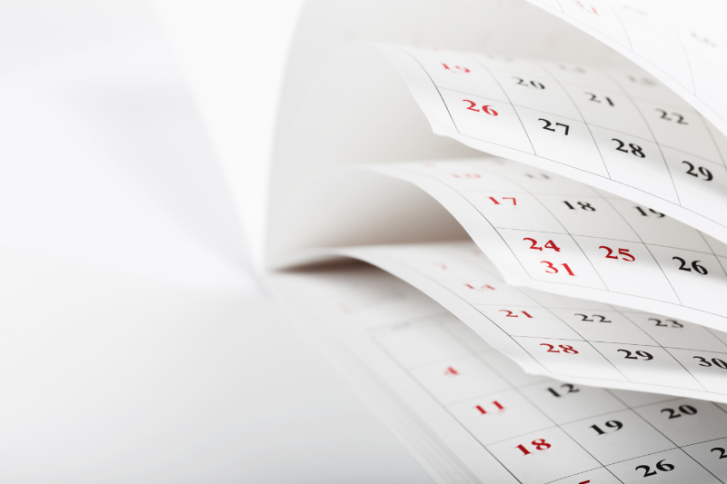 根管治療にかかる期間のイメージ