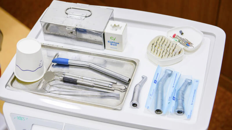 ディスポーザブルの徹底　いばた歯科