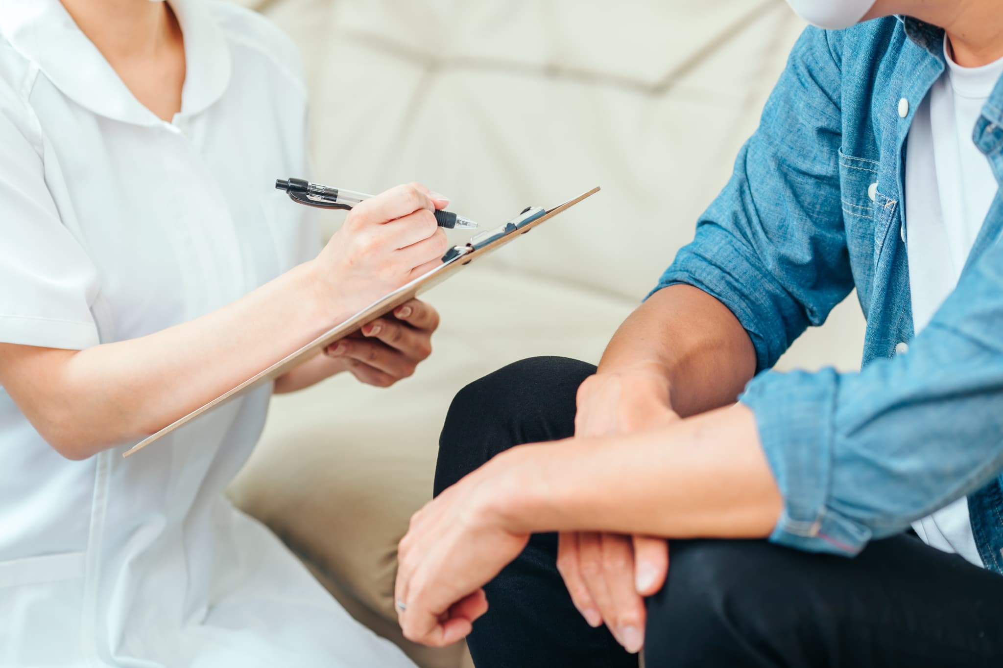 セラミック治療のカウンセリングの様子