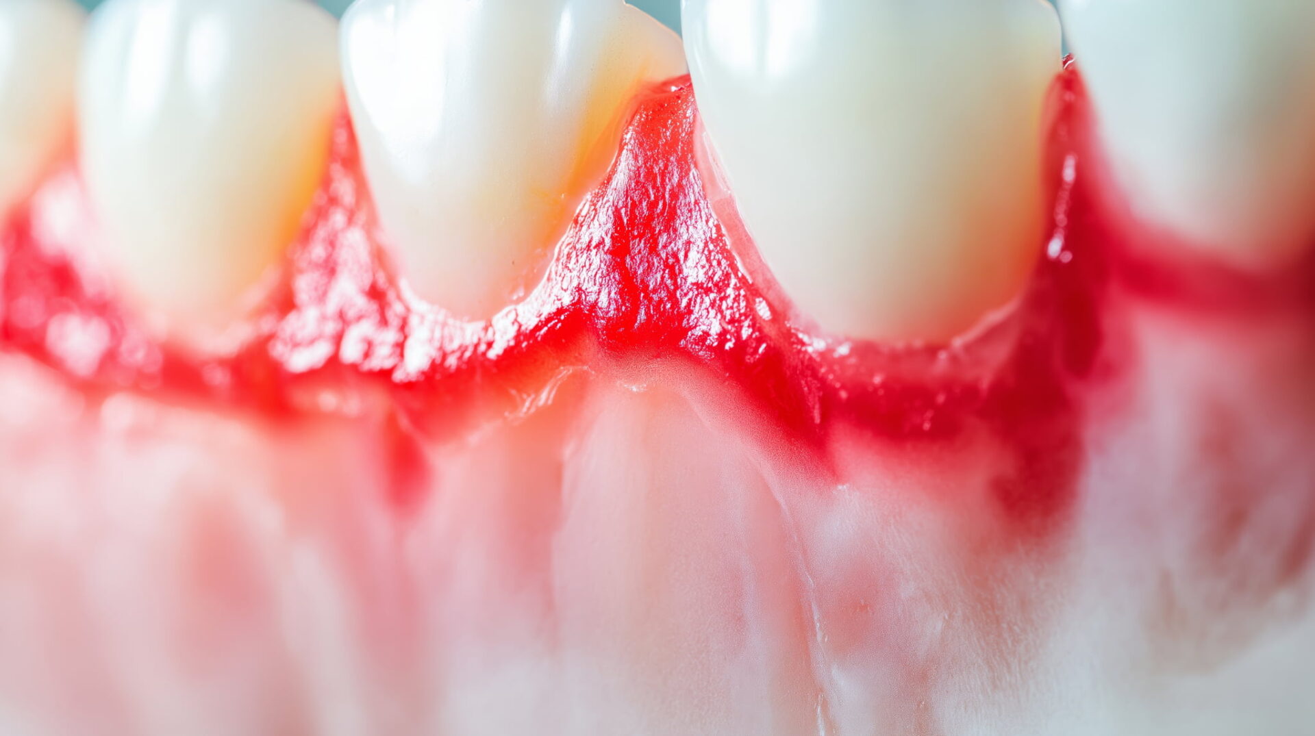 歯周病が進行した歯茎