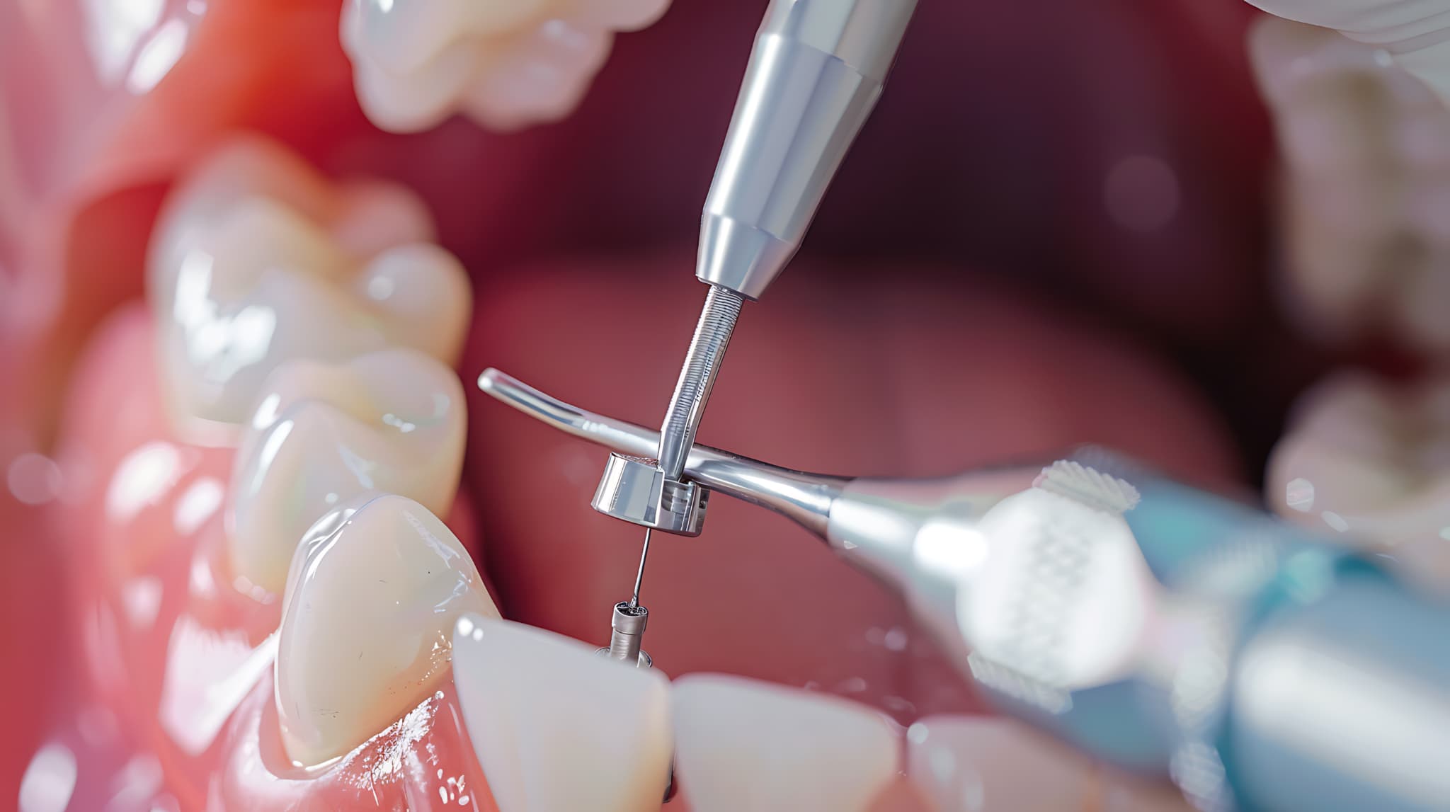 根管治療の様子