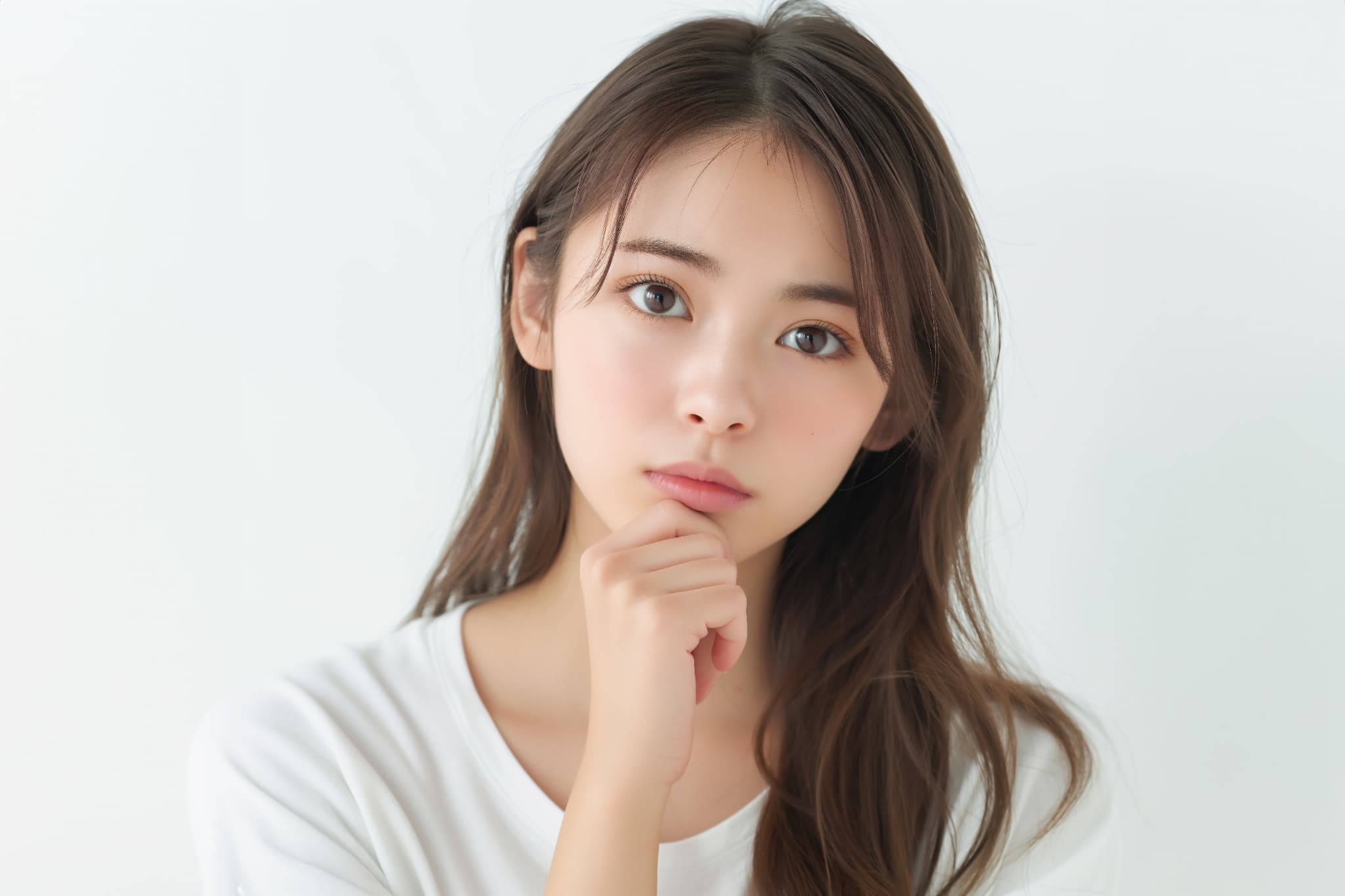 インプラントは何年もつものなのか考える女性